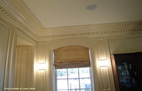 Interior moulding and window detail